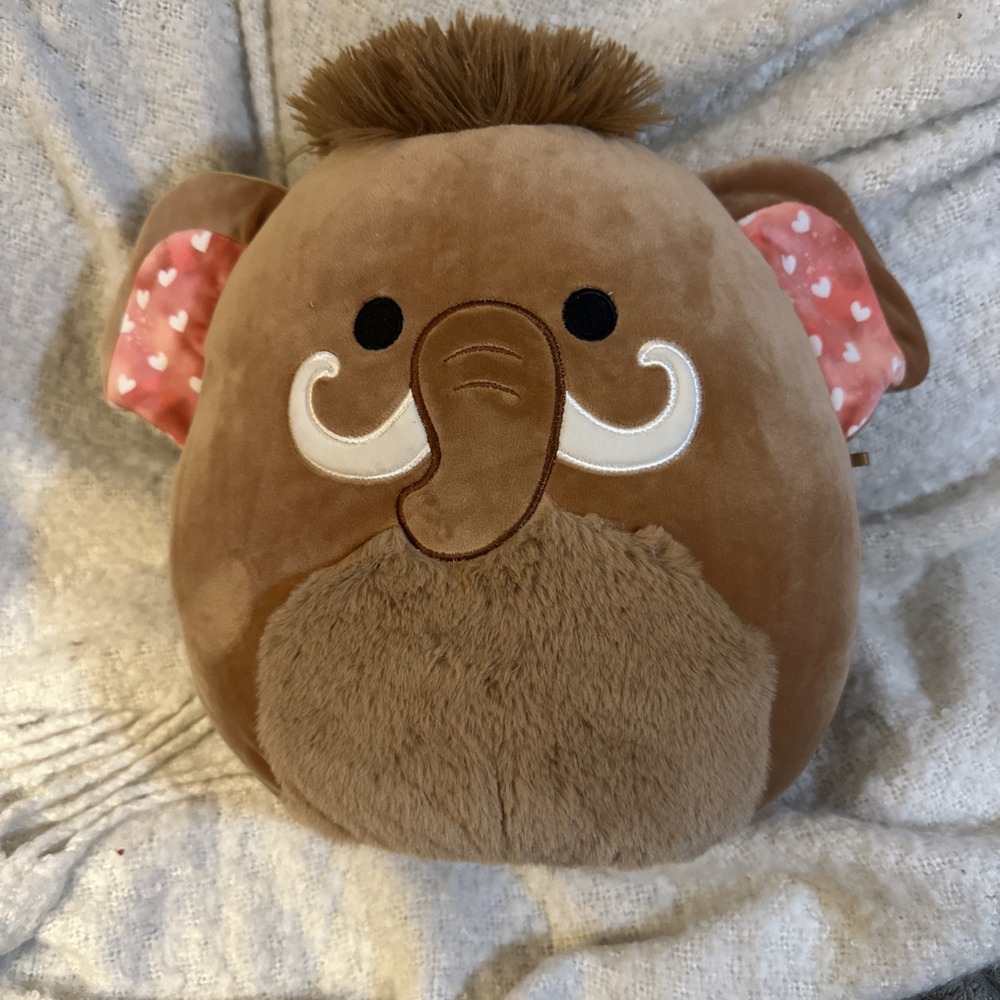 Squishmallows‎ Chienda Wooly Mammoth 12" Brown Prehistoric Plush